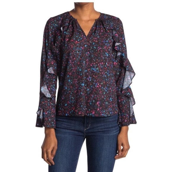 Parker Tops - NWT Parker Ruffle Long Sleeve Blouse
